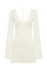 Jayda Knit Mini Dress - Ivory